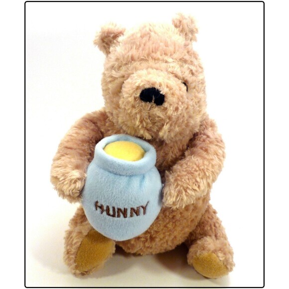 Baby Disney Musical Brahm's Lullaby Winnie the Pooh Hunny Pot Nursery Crib - Picture 1 of 8